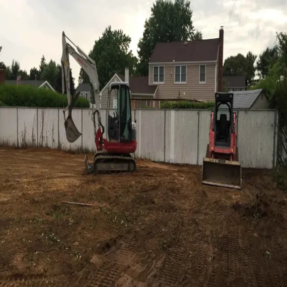 Servicio de nivelación de terreno